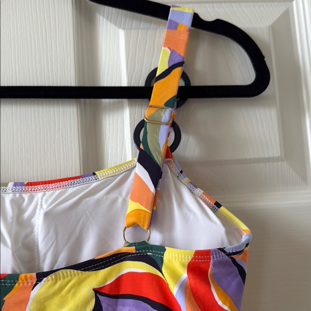 Anne Cole Asymmetrical Swimsuit sz 10 - Picture 7 of 10